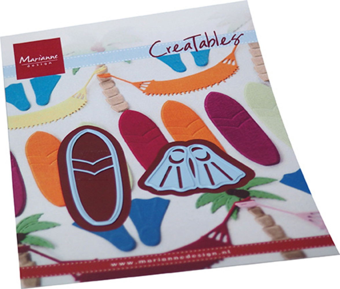 Marianne Design Creatables Surfboard & Flippers (LR0717) (DISCONTINUED) Marianne Design Creatables Surfboard & Flippers (LR0717) (DISCONTINUED)