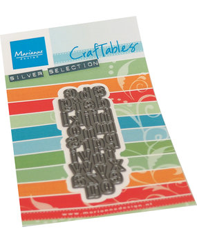 Marianne Design Craftables Punch Die Alphabet (CR1594) (DISCONTINUED) Marianne Design Craftables Punch Die Alphabet (CR1594) (DISCONTINUED)