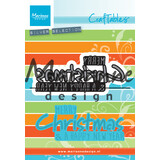 Marianne Design Craftables Merry Christmas & a Happy New Year (CR1327) (DISCONTINUED)