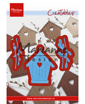 Marianne Design Creatables Willow Cats & Birdhouse (LR0515) (DISCONTINUED) Marianne Design Creatables Willow Cats & Birdhouse (LR0515) (DISCONTINUED)