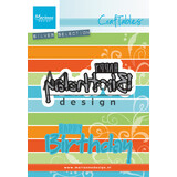 Marianne Design Craftables Happy Birthday (CR1320) (DISCONTINUED)