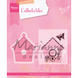 Marianne Design Collectables Stamp & Die Birdhouse Flowers (COL1308) (DISCONTINUED)