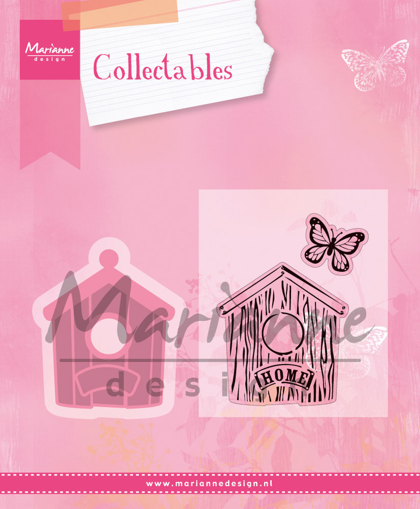 Marianne Design Collectables Stamp & Die Birdhouse Home (COL1309) (DISCONTINUED) Marianne Design Collectables Stamp & Die Birdhouse Home (COL1309) (DISCONTINUED)