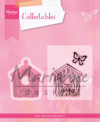 Marianne Design Collectables Stamp & Die Birdhouse Home (COL1309) (DISCONTINUED) Marianne Design Collectables Stamp & Die Birdhouse Home (COL1309) (DISCONTINUED)
