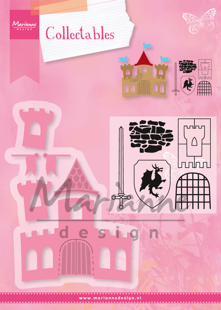 Marianne Design Collectables Stamp & Die Castle (COL1404) (DISCONTINUED) Marianne Design Collectables Stamp & Die Castle (COL1404) (DISCONTINUED)