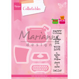 Marianne Design Collectables Stamp & Die Eline's Typewriter (COL1358) (DISCONTINUED)