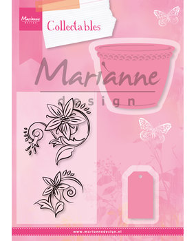 Marianne Design Collectables Stamp & Die Flower Pot (COL1345) (DISCONTINUED) Marianne Design Collectables Stamp & Die Flower Pot (COL1345) (DISCONTINUED)