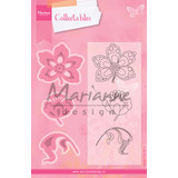 Marianne Design Collectables Stamp & Die Flowers and Leaf 1 (COL1303) (DISCONTINUED)