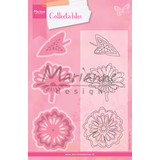 Marianne Design Collectables Stamp & Die Flowers and Leaf 2 (COL1304) (DISCONTINUED)