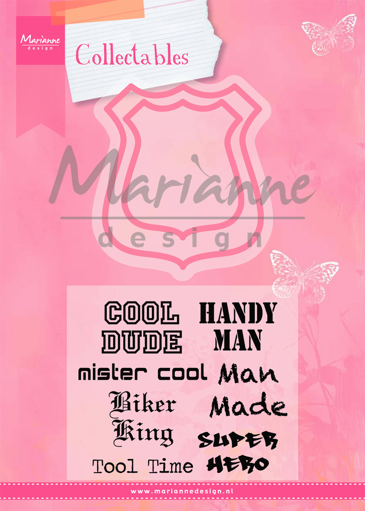 Marianne Design Collectables Stamp & Die Shield (COL1343) (DISCONTINUED) Marianne Design Collectables Stamp & Die Shield (COL1343) (DISCONTINUED)