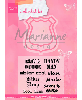 Marianne Design Collectables Stamp & Die Shield (COL1343) (DISCONTINUED) Marianne Design Collectables Stamp & Die Shield (COL1343) (DISCONTINUED)