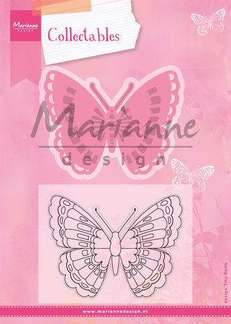 Marianne Design Collectables Stamp & Die Tiny's Butterfly 1 (COL1317) (DISCONTINUED) Marianne Design Collectables Stamp & Die Tiny's Butterfly 1 (COL1317) (DISCONTINUED)