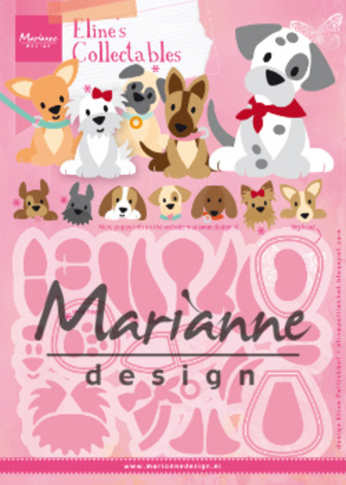 Marianne Design Collectables Dies Eline's Puppy (COL1464) Marianne Design Collectables Dies Eline's Puppy (COL1464)