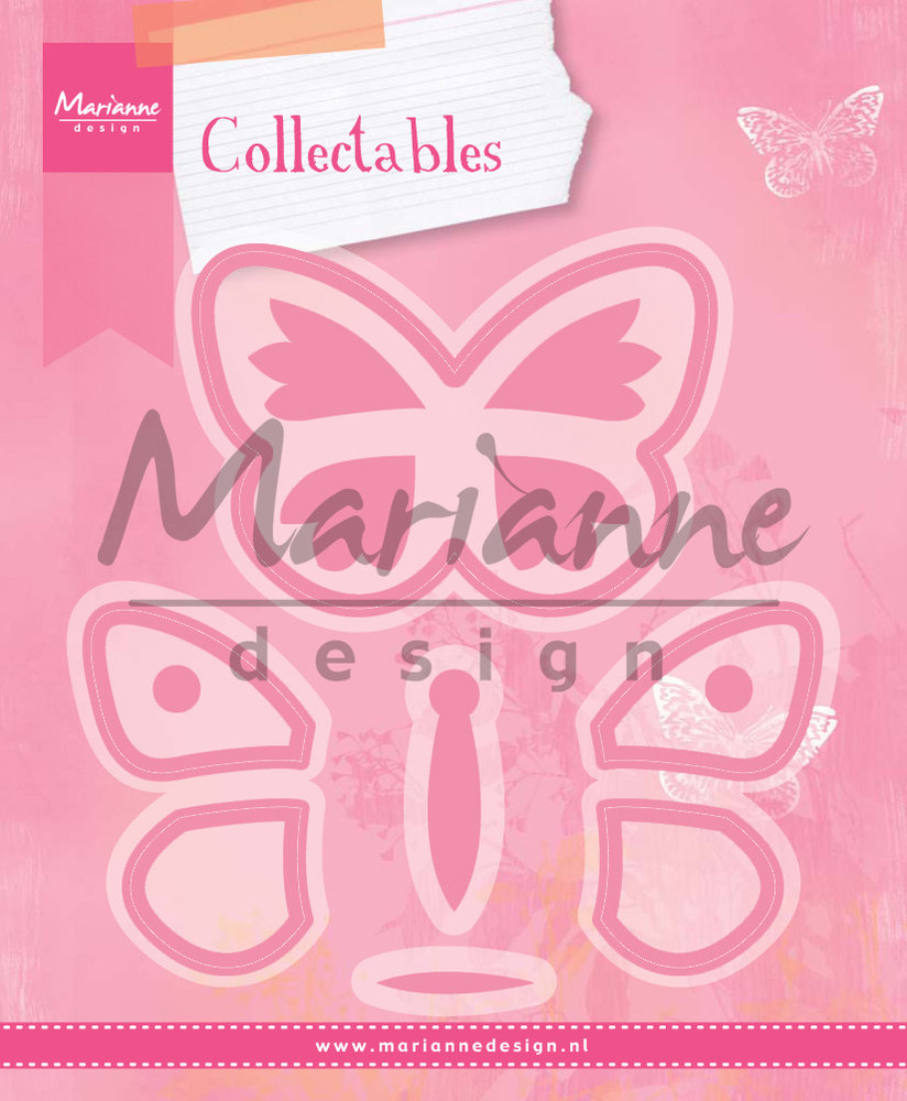 Marianne Design Collectables Dies Butterfly (COL1312) (DISCONTINUED) Marianne Design Collectables Dies Butterfly (COL1312) (DISCONTINUED)