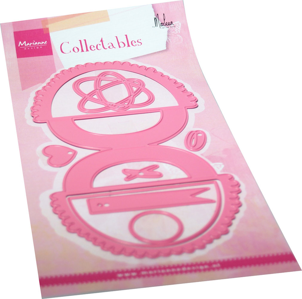 Marianne Design Collectables Dies by Marleen Bag Topper XOXO (COL1508) (DISCONTINUED) Marianne Design Collectables Dies by Marleen Bag Topper XOXO (COL1508) (DISCONTINUED)