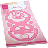 Marianne Design Collectables Dies by Marleen Bag Topper XOXO (COL1508) (DISCONTINUED)