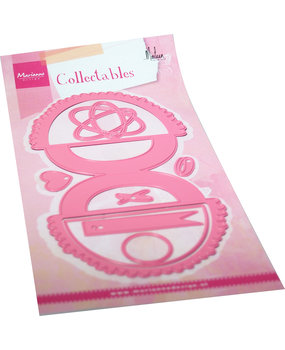 Marianne Design Collectables Dies by Marleen Bag Topper XOXO (COL1508) (DISCONTINUED) Marianne Design Collectables Dies by Marleen Bag Topper XOXO (COL1508) (DISCONTINUED)