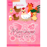 Marianne Design Collectables Dies Eline's Chicken Family (COL1429)