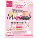 Marianne Design Paper Set A5 Fabulous (PK9178) (DISCONTINUED)