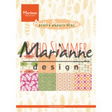 Marianne Design Pretty Papers Bloc A5 Boho Summer (PK9148) (DISCONTINUED)