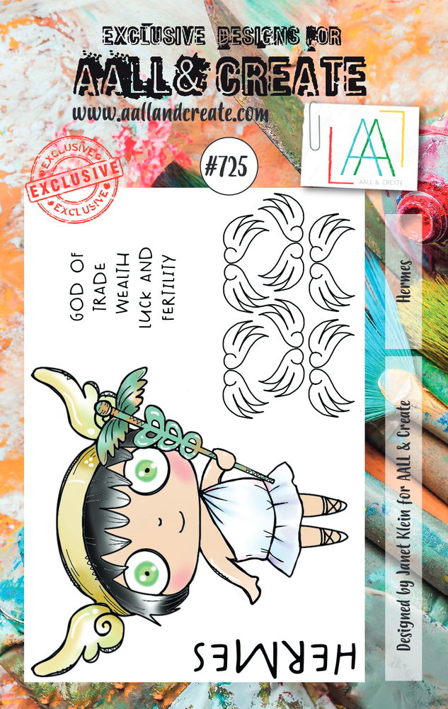 Aall and Create Stamp Set A7 Hermes (AALL-TP-725) (DISCONTINUED) Aall and Create Stamp Set A7 Hermes (AALL-TP-725) (DISCONTINUED)