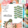 Aall and Create Stamp Set A7 Hestia (AALL-TP-726) (OUTLET)