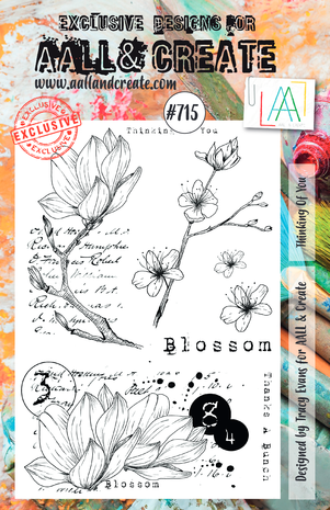 Aall and Create Stamp Set A5 Thinking of You (AALL-TP-715) (DISCONTINUED) Aall and Create Stamp Set A5 Thinking of You (AALL-TP-715) (DISCONTINUED)