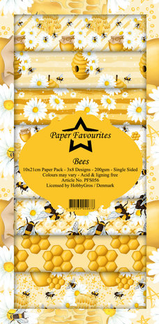 Paper Favourites Bees Slim Paper Pack (PFS056) (OUTLET)