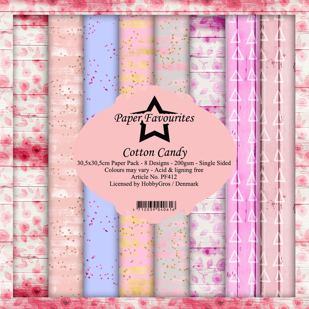 Paper Favourites Cotton Candy 12x12 Inch Paper Pack (PF412) (DISCONTINUED) Paper Favourites Cotton Candy 12x12 Inch Paper Pack (PF412) (DISCONTINUED)