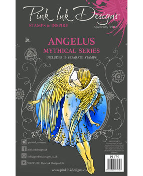 Pink Ink Designs Angelus A5 Clear Stamp (PI175) (OUTLET)