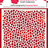 Woodware Pebble Dash Stencil (FRST059) (OUTLET) Woodware Pebble Dash Stencil (FRST059) (OUTLET)