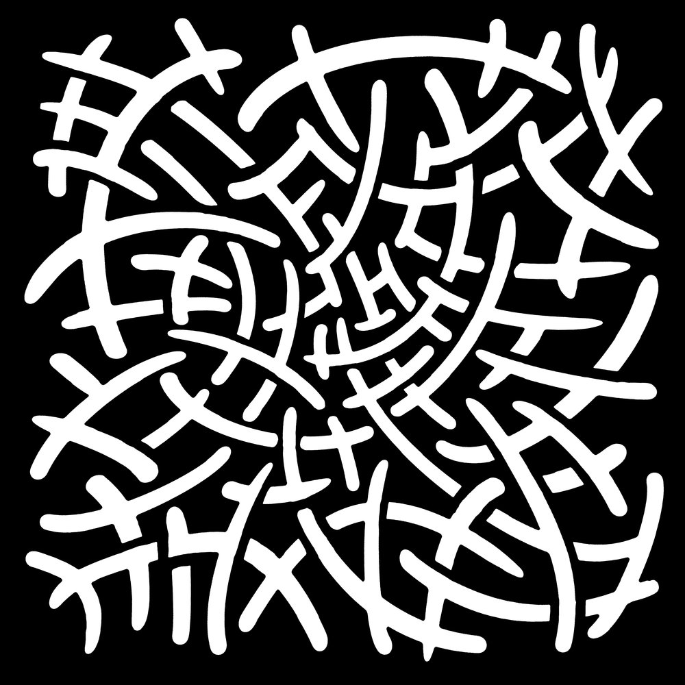 Woodware Tangled Stencil (FRST061) (OUTLET)