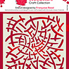 Woodware Tangled Stencil (FRST061) (OUTLET) Woodware Tangled Stencil (FRST061) (OUTLET)