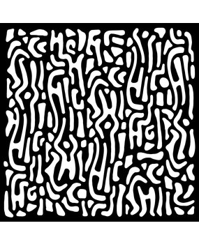 Woodware Wiggles Stencil (FRST060) (OUTLET)