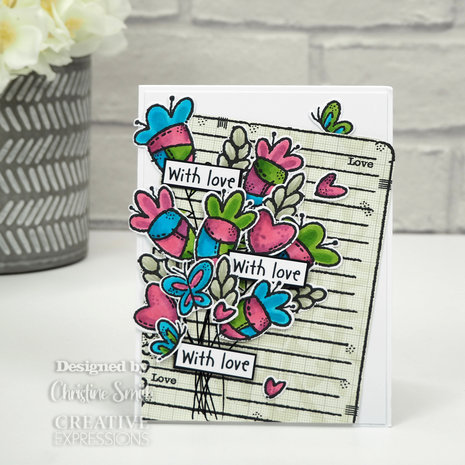 Woodware Flower Envelope Clear Stamps (FRS929) (OUTLET) Woodware Flower Envelope Clear Stamps (FRS929) (OUTLET)