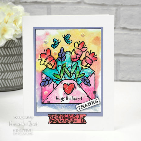 Woodware Flower Envelope Clear Stamps (FRS929) (OUTLET) Woodware Flower Envelope Clear Stamps (FRS929) (OUTLET)