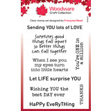 Woodware Happy Everything Clear Stamps (FRS933) (OUTLET)