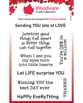 Woodware Happy Everything Clear Stamps (FRS933) (OUTLET) Woodware Happy Everything Clear Stamps (FRS933) (OUTLET)