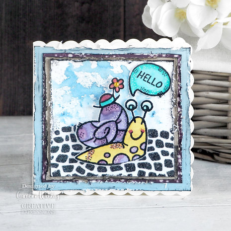 Woodware Happy Snail Clear Stamps (FRM038) (OUTLET) Woodware Happy Snail Clear Stamps (FRM038) (OUTLET)
