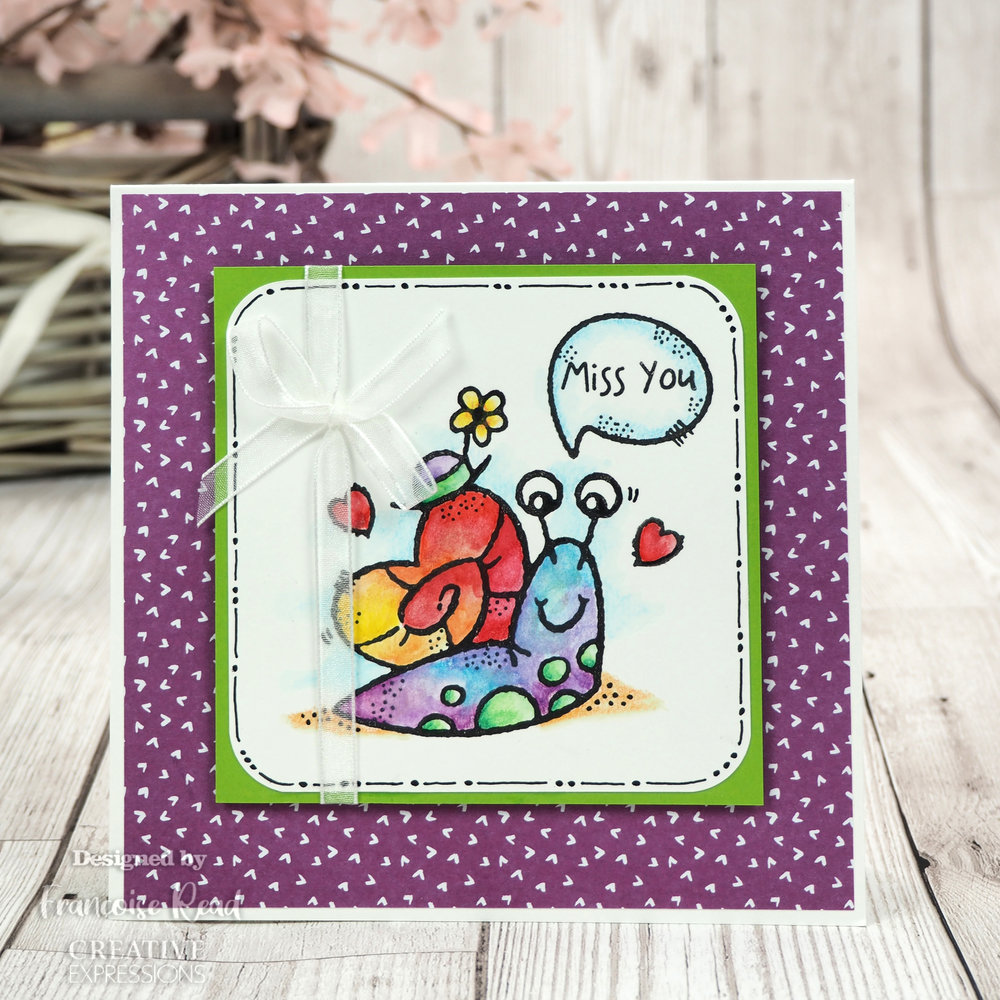 Woodware Happy Snail Clear Stamps (FRM038) (OUTLET) Woodware Happy Snail Clear Stamps (FRM038) (OUTLET)