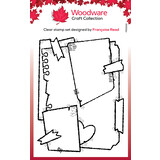 Woodware Layered Scraps Clear Stamps (FRS932) (OUTLET)