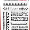 Woodware Scrap Washi Clear Stamps (FRS930) (OUTLET) Woodware Scrap Washi Clear Stamps (FRS930) (OUTLET)