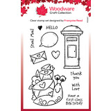 Woodware Snail Mail Clear Stamps (FRS927) (OUTLET)