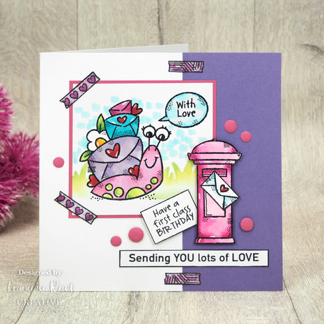 Woodware Snail Mail Clear Stamps (FRS927) (OUTLET) Woodware Snail Mail Clear Stamps (FRS927) (OUTLET)