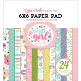 Echo Park All About A Girl 6x6 Inch Paper Pad (AAG282023) (DISCONTINUED)