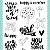 Echo Park Girl Power Clear Stamps (AAG282045) (OUTLET)