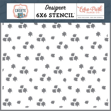 Echo Park Budding Blossoms Stencil (LC283035) (OUTLET)