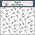 Stash Of Scissors Stencil (LC283034) (OUTLET)