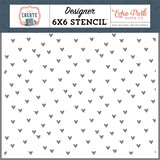 Echo Park Made With Love Stencil (LC283033) (DISCONTINUED)