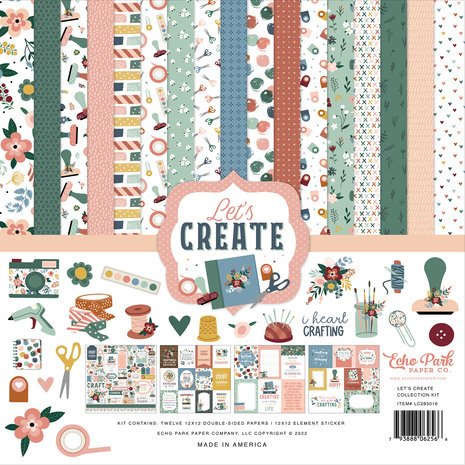 Echo Park Let's Create 12x12 Inch Collection Kit (LC283016) (DISCONTINUED) Echo Park Let's Create 12x12 Inch Collection Kit (LC283016) (DISCONTINUED)